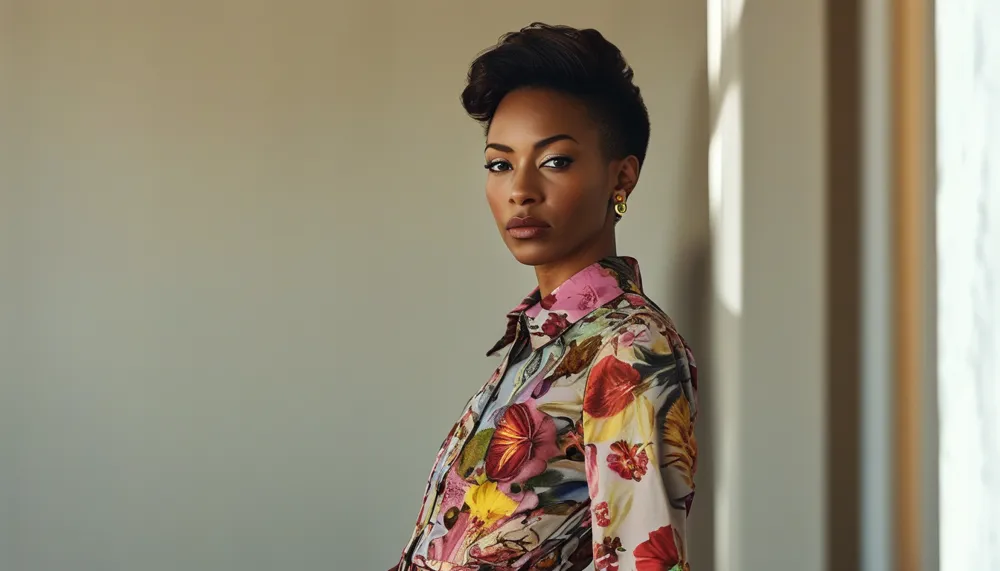 Bold Style for Petite Frames That Still Elongates